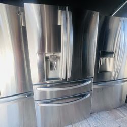 Beautiful 4 Door Stainless Steel LG