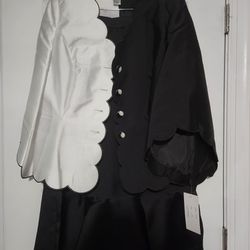 G.M.I. Black and White Size 18 Suit