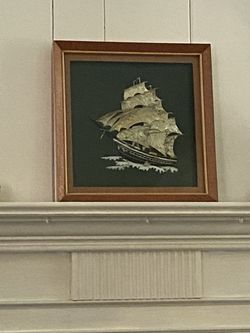 Mother of pearl ship