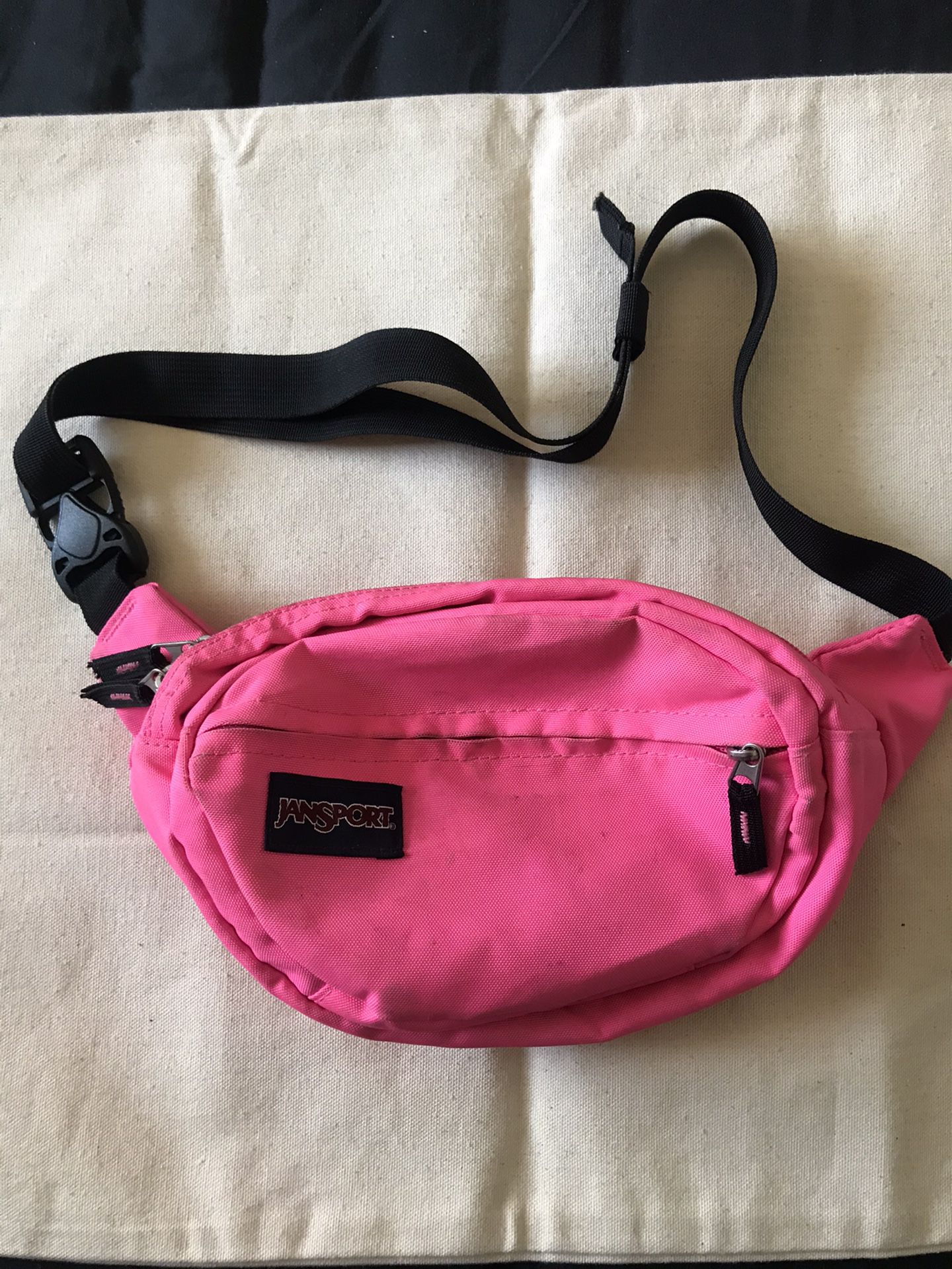 jansport waist bag pink