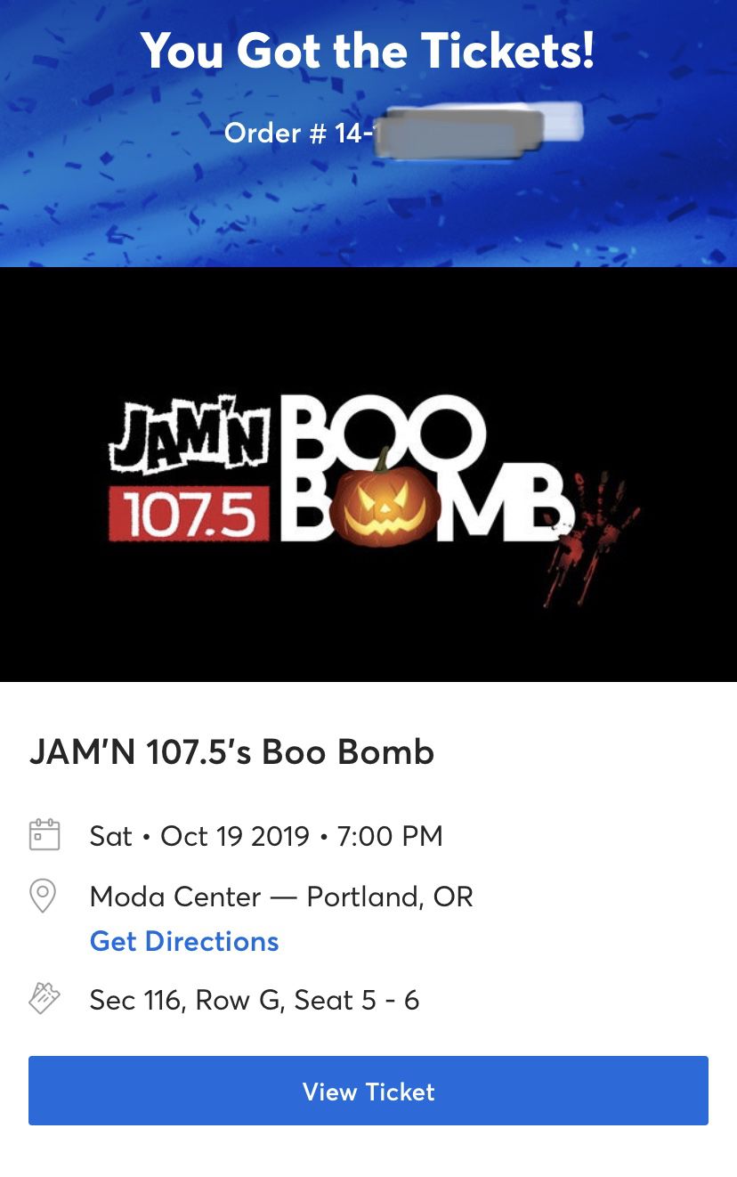 Jam’N 107.5 Boo Bomb Concert Tickets Portland, OR