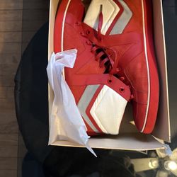 Louis Vuitton Heroes High Suede Red 
