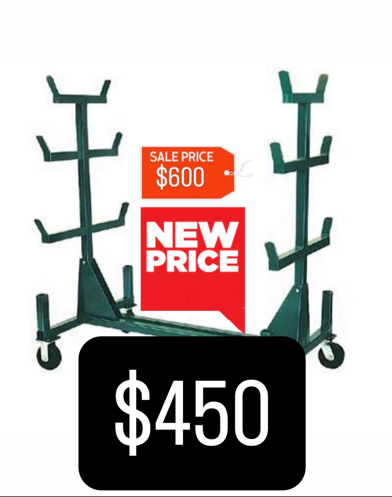 Master Bundle Rack Greenlee Rack Greenlee 668 MOBILE PIPE RACK for Sale in Burbank, CA - OfferUp