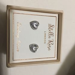 Heart Diamond Earrings 