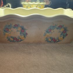 VTG Garden Ridge Cermic Stoneware Mini Loaf Pan