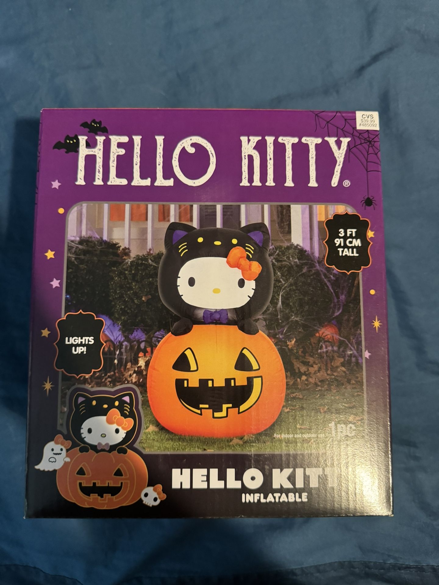 2024 Halloween Hello Kitty CVS Black Cat Inflatable