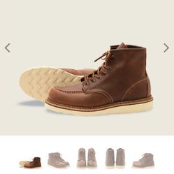 SIZE 7 RED WING BOOTS BRAND NEW 