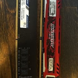 16GB assorted DDR4 RAM (2x8gb)