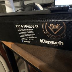 Klipsch RSB 6 Soundbar and Subwoofer