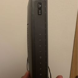 Computer Monitor, 1 Cable Modem, 1 Router, 1 combo router/modem