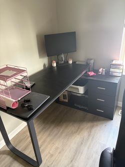 Desk and chair