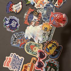 Lot of Dutch bros stickers