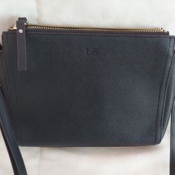 Lo & Sons Crossbody Bag In Black Leather 
