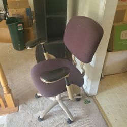 Burguny Office Desk Chair