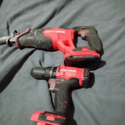 Taladro Y Sawsall Craftsman De 20v 