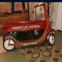  Radio Flyer Wagon&scooter Set $125