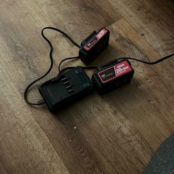 20v Max And 4.0Ah & 2.0Ah Battery