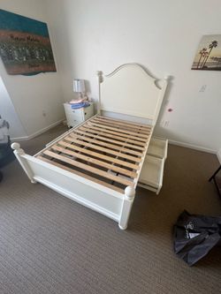 Full side bed with drawers
