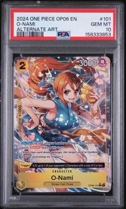 2024 ONE PIECE OP06 EN O-NAMI ALTERNATE ART