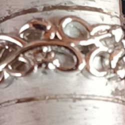 Brand New Beautiful Filigree Solid Sterling Silver Ring, Size 6