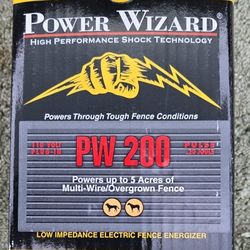 Power Wizard Electric Fence Energizer 