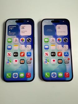 Lot Of 2 Apple iPhone 16 Locked Carrier 128GB Ultramarine And Pink 99% BH