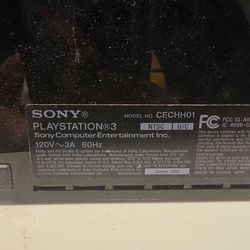 Sony Playstation 3 PS3 40GB CECHH01 Game Console AS-IS For parts Repair