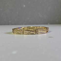 Gold Plated/ Oro Laminado Inspi Bangle  High Quality/Alta Calidad 