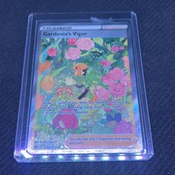 Gardenia’s Vigor GG61/GG70 Full Art Pokémon Card – Crown Zenith – Great Condition