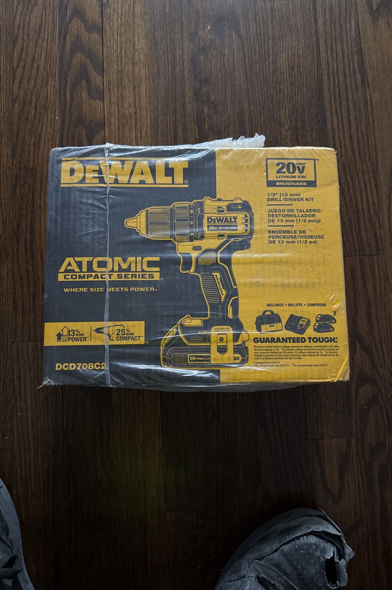 DEWALT ATOMIC 20V MAX* Brushless Compact 1/2 in. Drill/Driver Kit (2-Batteries and 1-Charger Included)