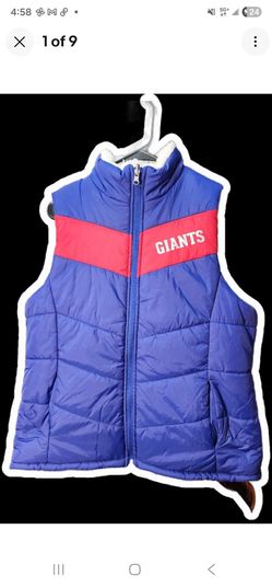 NY Giants Women’s Large Reversible Puffer/Sherpa Vest GIII 4Her by Carl Banks