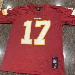 Kids Team Reebok Size Med 10-12 Red Skins Campbell Jersey 