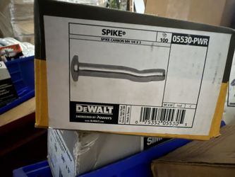 Dewalt 05530-PWR 1/4 X 3 Power Fasteners 100 QTY