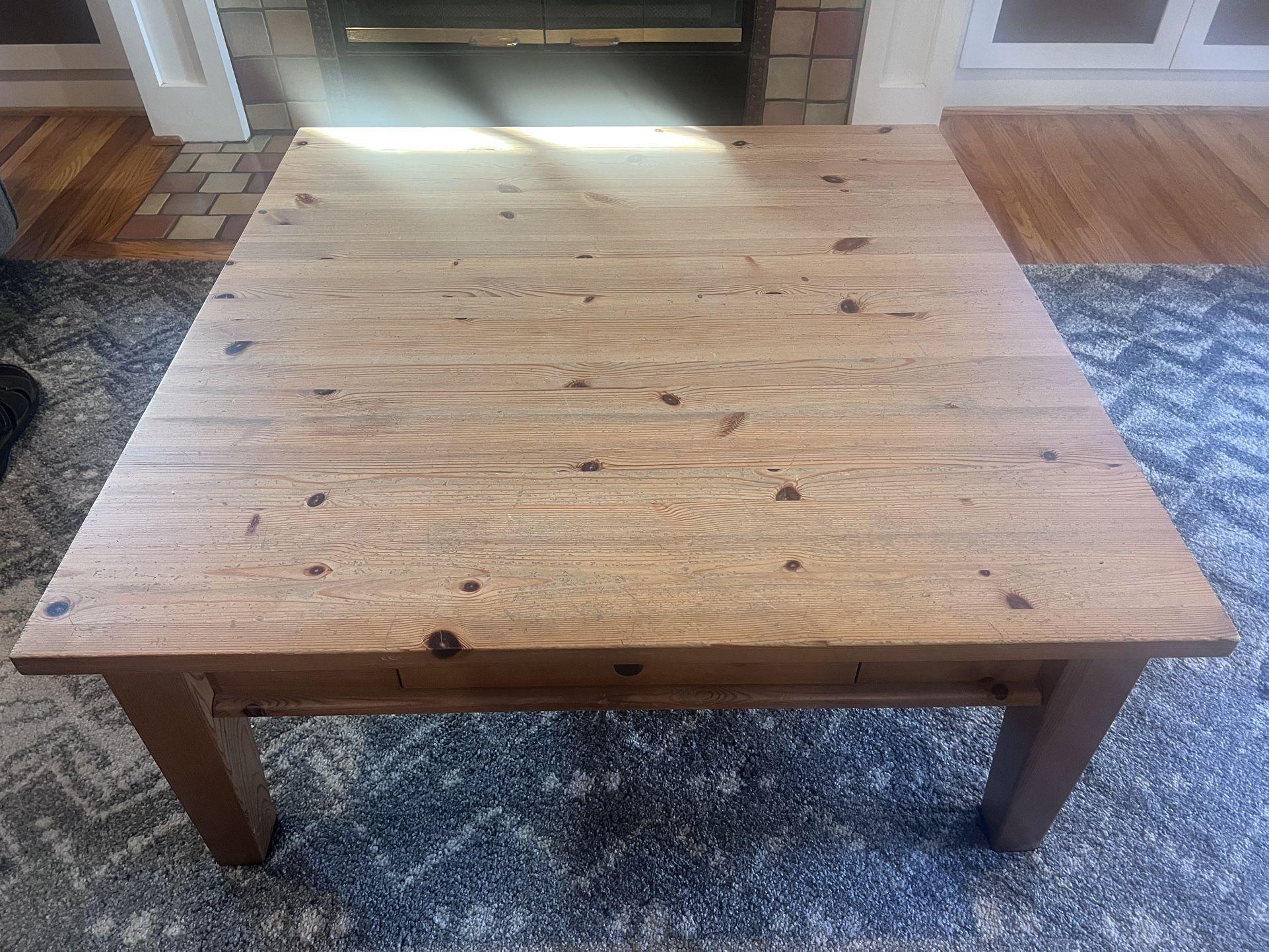 Solid Pine Coffee Table