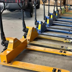 We sale Pallet jacks from $199-299 over 400 n stock