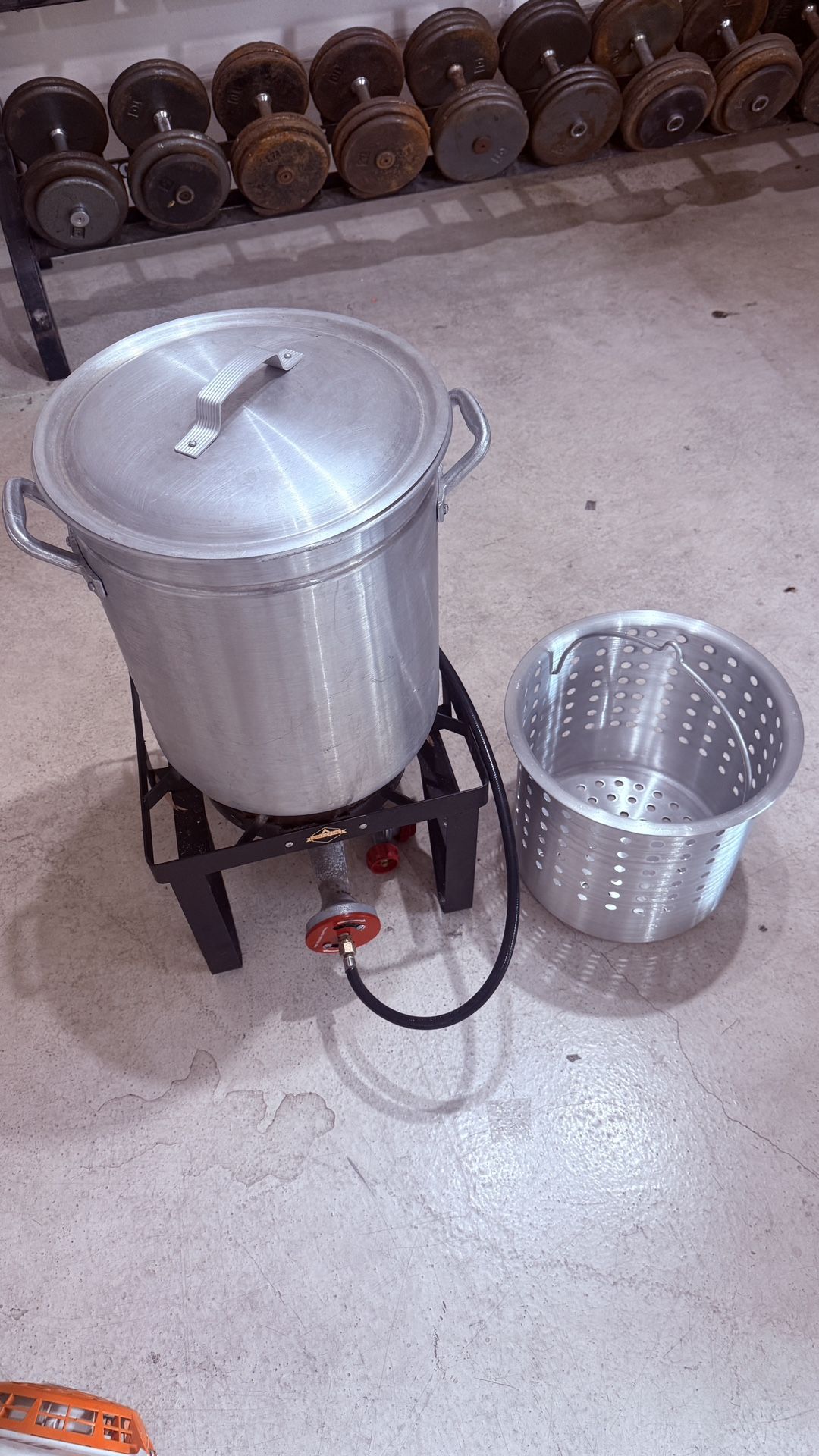 Turkey fryer and seafood boil