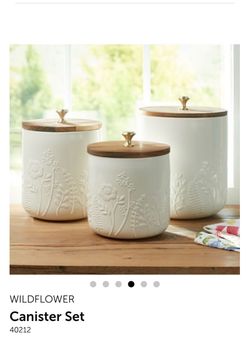 Wildflower Canister set