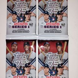 2026 Topps 75 Series 1 Baseball Packs!