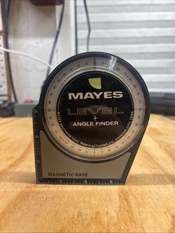 Mayes Level and Angle Finder Magnetic Base