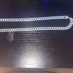 Silver Curb chain