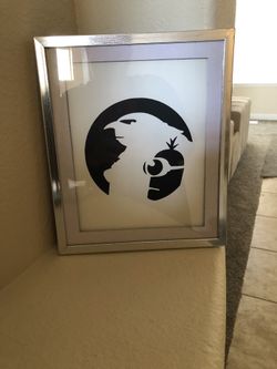 8 x 10 silhouette picture custom-made