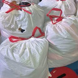 6 Good Clean Condition Bags full of Clothes and Shoes for Kids and Adults NO Select No Choose All $60