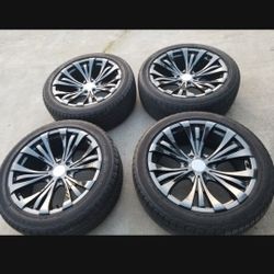 22" Wheels and tires