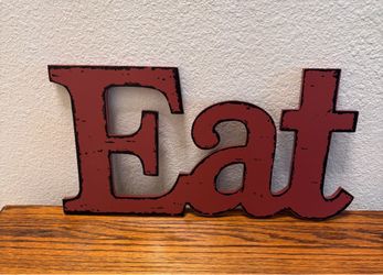Red /Black EAT Sign