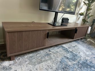 Reeded Tv console