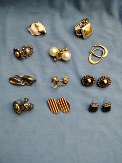 Vintage earrings $5 per pair . . 30+ pairs