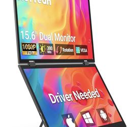 HotYeah Triple Laptop Screen Extender, 15.6”