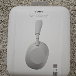 Sony - WH1000XM6- Best Wireless Noise Canceling Headphones -Platinum Silver