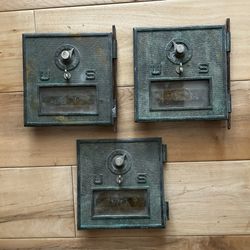 Vintage Mailbox Doors