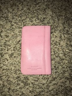 Small pink card/ID wallet